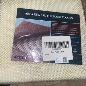 Area rug pad non-slipper rig gripper 5x7 feet